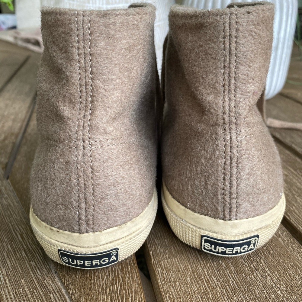 (Sold) Superga for The Row Cashmere High-Top - Picture 5 of 8